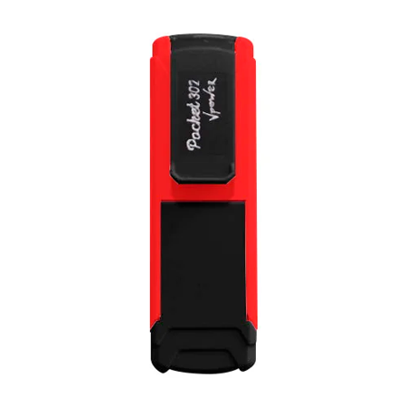 Nykon Pocket 302-Preto e Vermelho